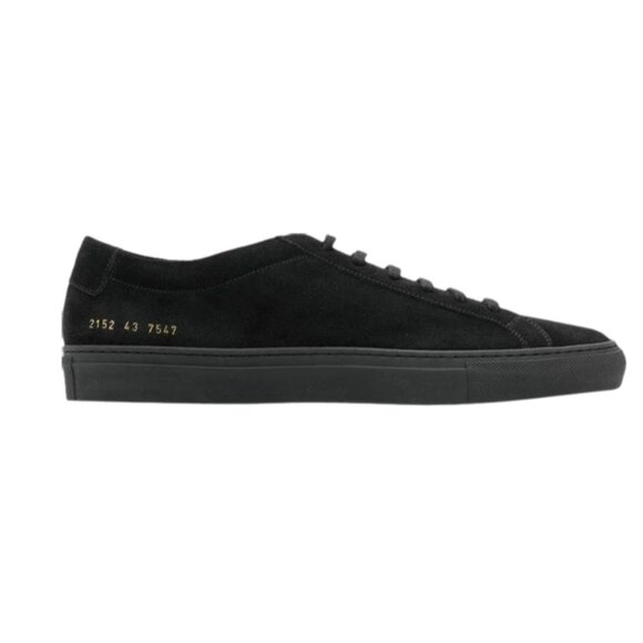 Common Projects - Black/Black Original Achilles Low Sneakers (Size 42) - Picture 1 of 9